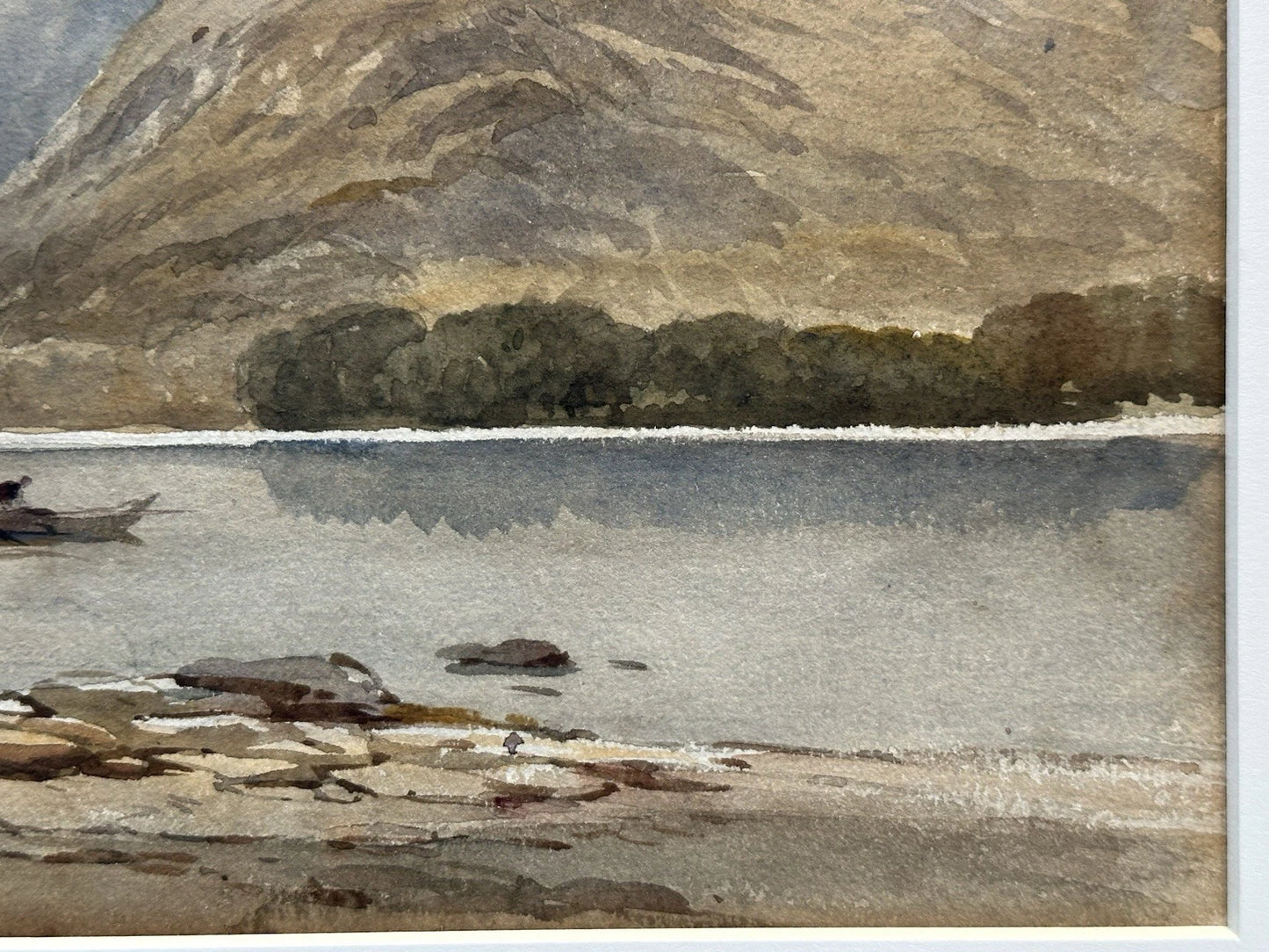 James Hervé d'Egville NWCS (c.1810–1880) Highland Landscape Watercolour 34x24cm