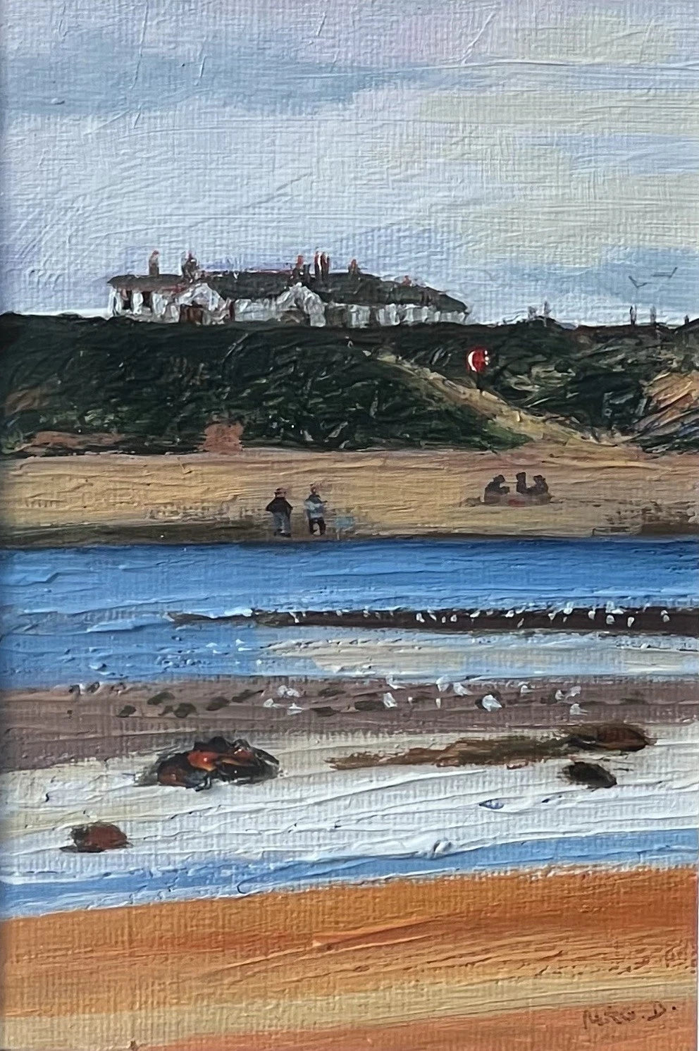 Royal Aberdeen Golf Club, Bridge of Don - Original Oil by Mag Donald (2006)
