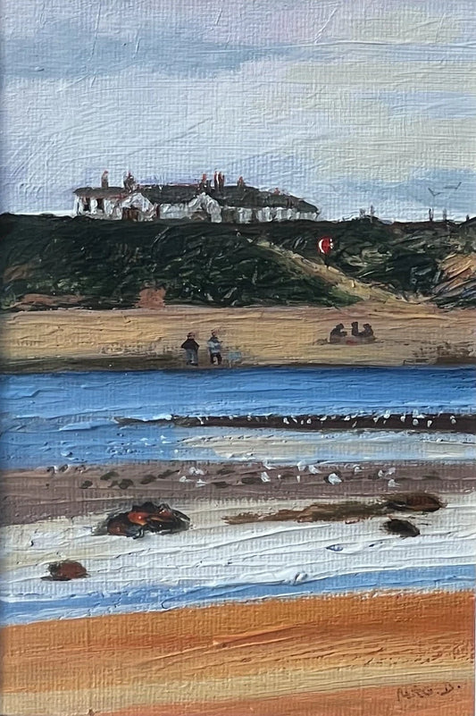Royal Aberdeen Golf Club, Bridge of Don - Original Oil by Mag Donald (2006)