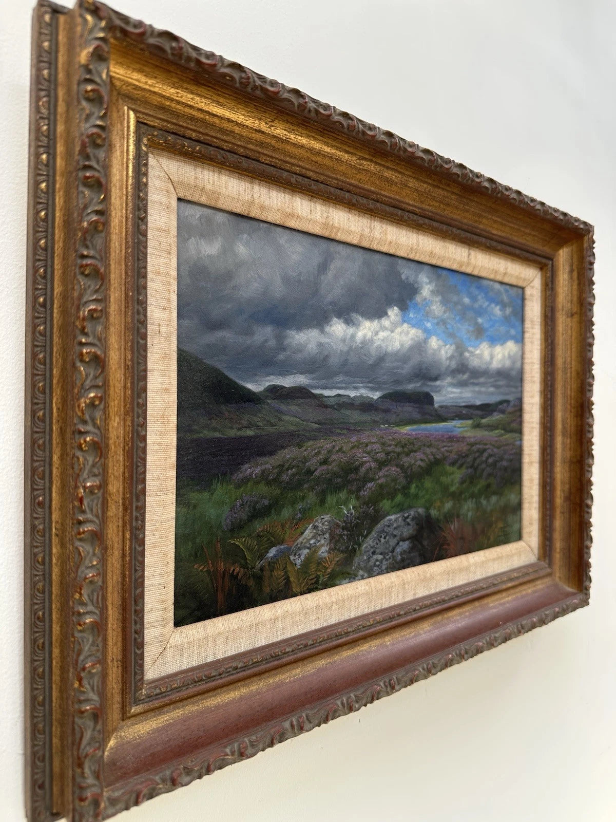 Edmund Caldwell - 1911 Original Oil on Board Scottish Highland Landscape