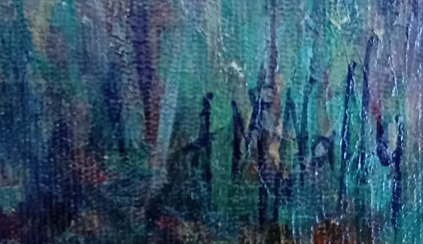 Tony McNally - Irish Landscape Signed Oil on Canvas - Working the Land 40x30cm