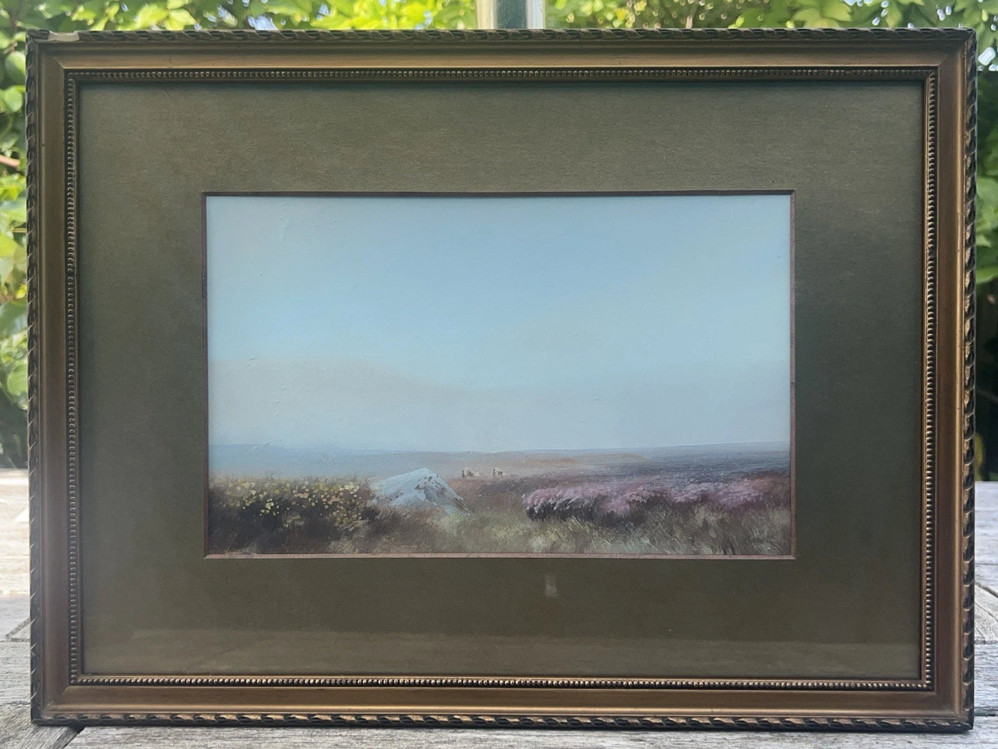 Pair of R. W. Holman Dartmoor Gouache Paintings - Yar Tor & Taw Marshes, 1924