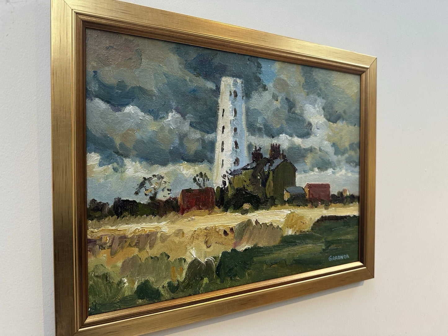 Keith Gardner RCA Framed Oil Painting Leasowe Lighthouse Wirral Signed Art
