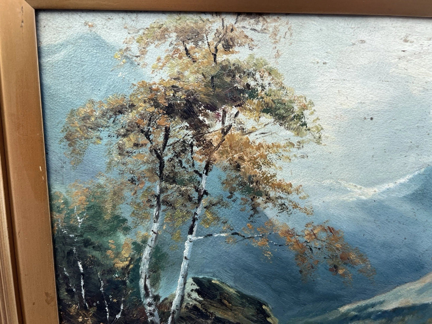 William Cruickshank Signed Oil Painting Highland Landscape 1904 Framed Art