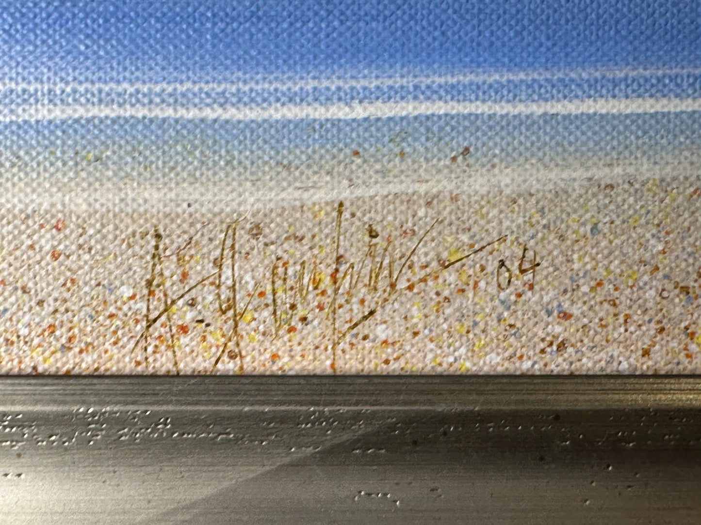 Alex Jawdokimov Large Original 2004 Oil, from Acclaimed High & Dry Series 90x40