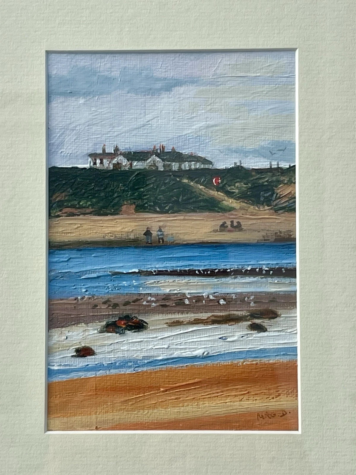 Royal Aberdeen Golf Club, Bridge of Don - Original Oil by Mag Donald (2006)