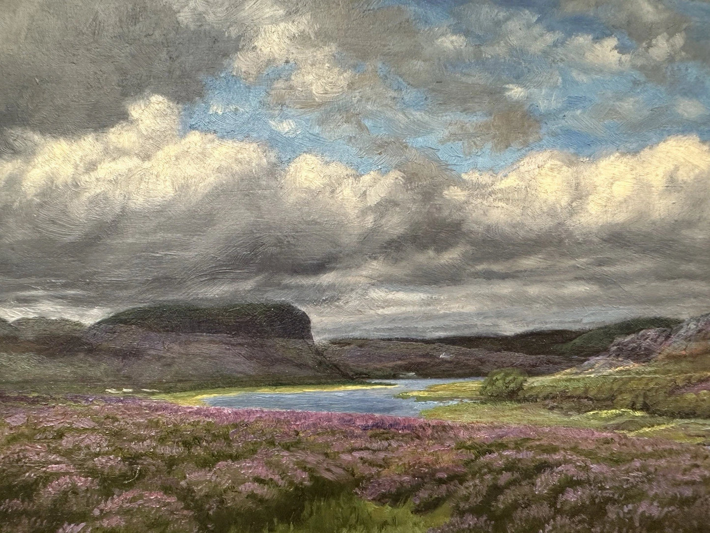 Edmund Caldwell - 1911 Original Oil on Board Scottish Highland Landscape
