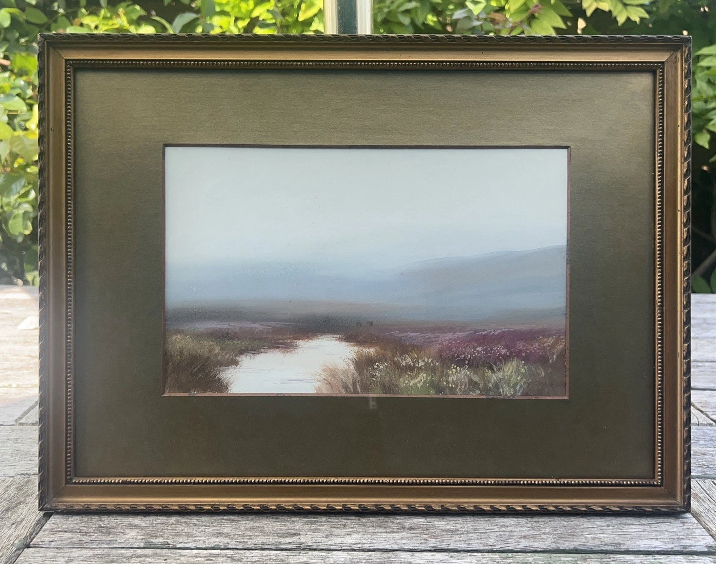 Pair of R. W. Holman Dartmoor Gouache Paintings - Yar Tor & Taw Marshes, 1924