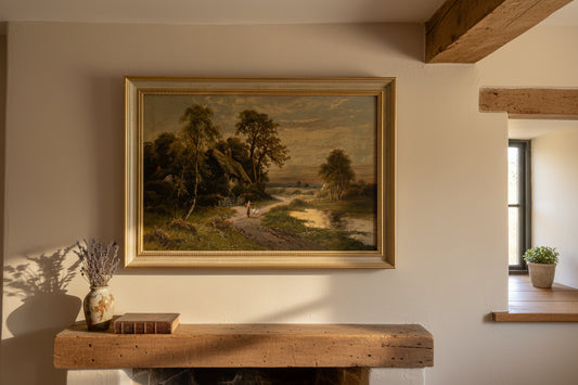 Walter Wallor Caffyn Original Oil Painting English Landscape Framed 61x41cm