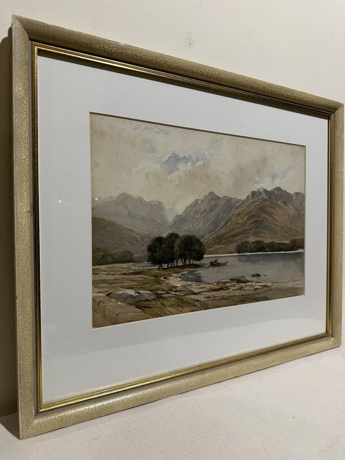 James Hervé d'Egville NWCS (c.1810–1880) Highland Landscape Watercolour 34x24cm
