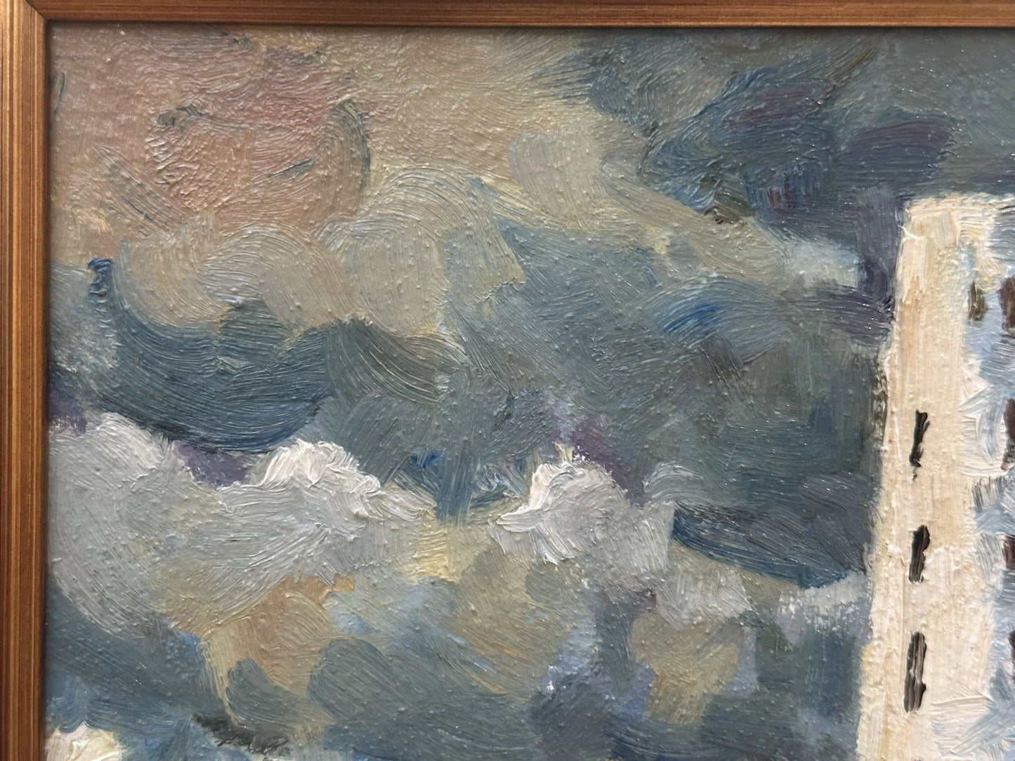Keith Gardner RCA Framed Oil Painting Leasowe Lighthouse Wirral Signed Art