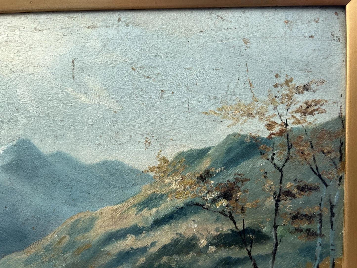 William Cruickshank Signed Oil Painting Highland Landscape 1904 Framed Art