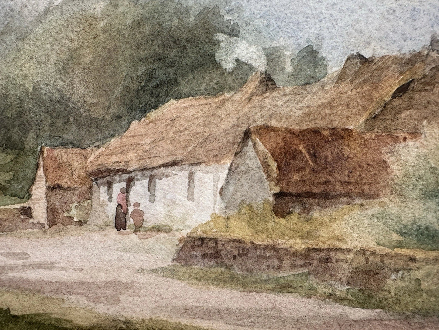James Heron "Inveral , Lochfyne Side" Watercolour 35x51 cm Scottish Landscape
