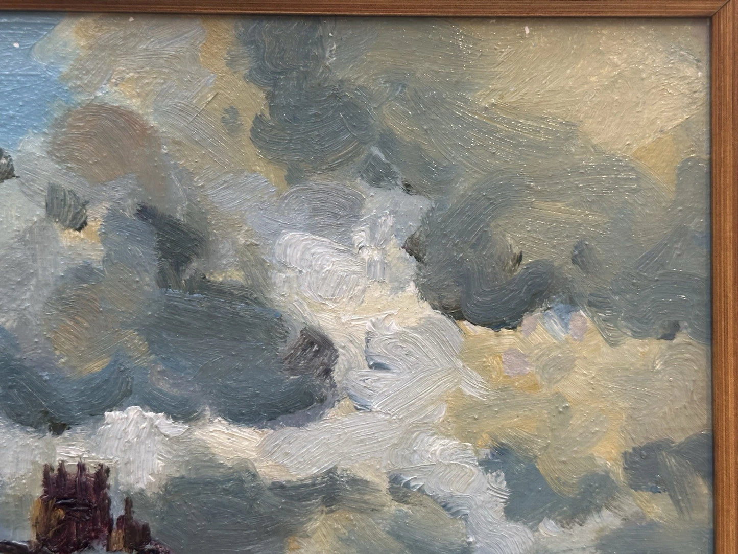 Keith Gardner RCA Framed Oil Painting Leasowe Lighthouse Wirral Signed Art