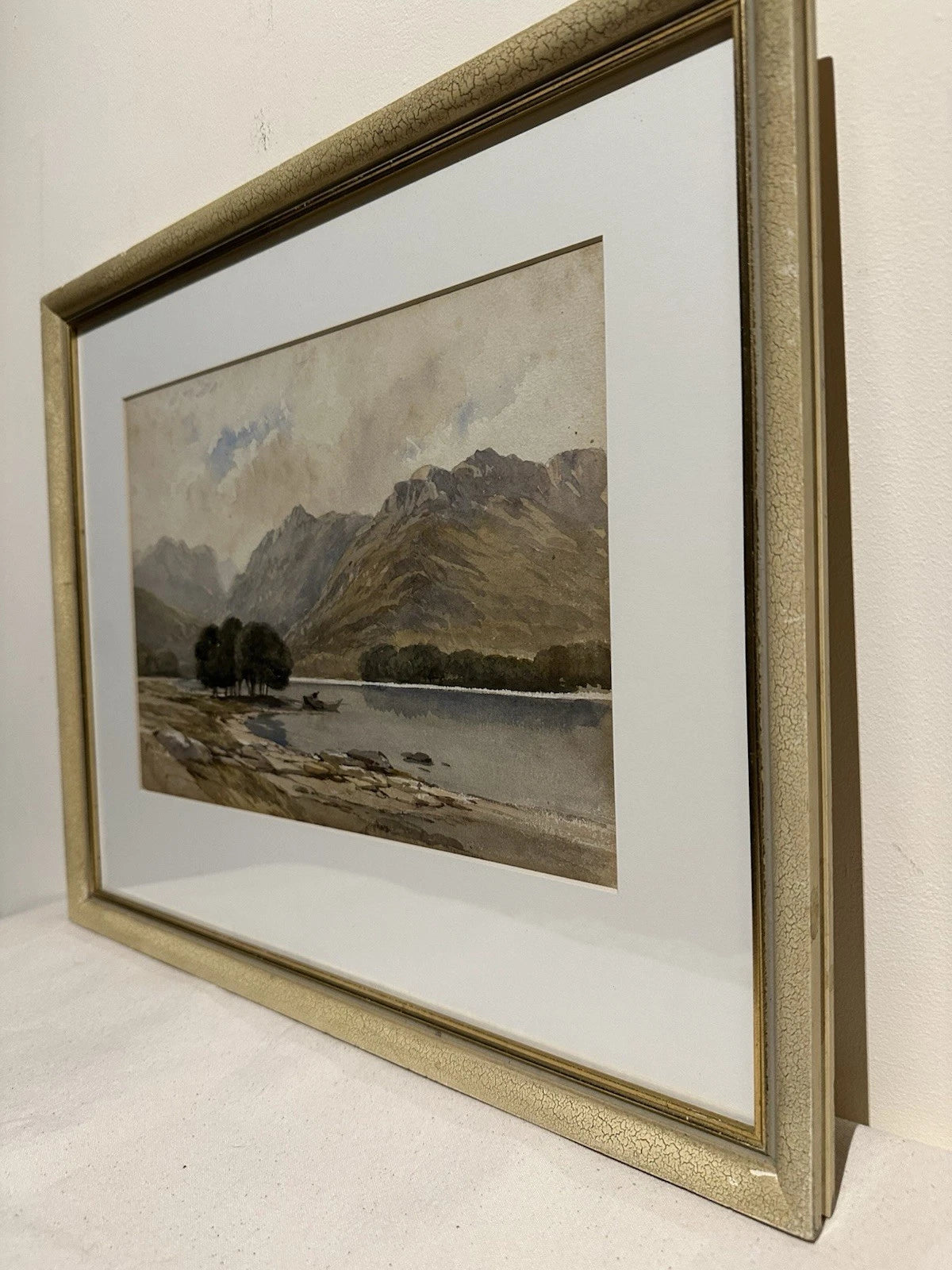 James Hervé d'Egville NWCS (c.1810–1880) Highland Landscape Watercolour 34x24cm