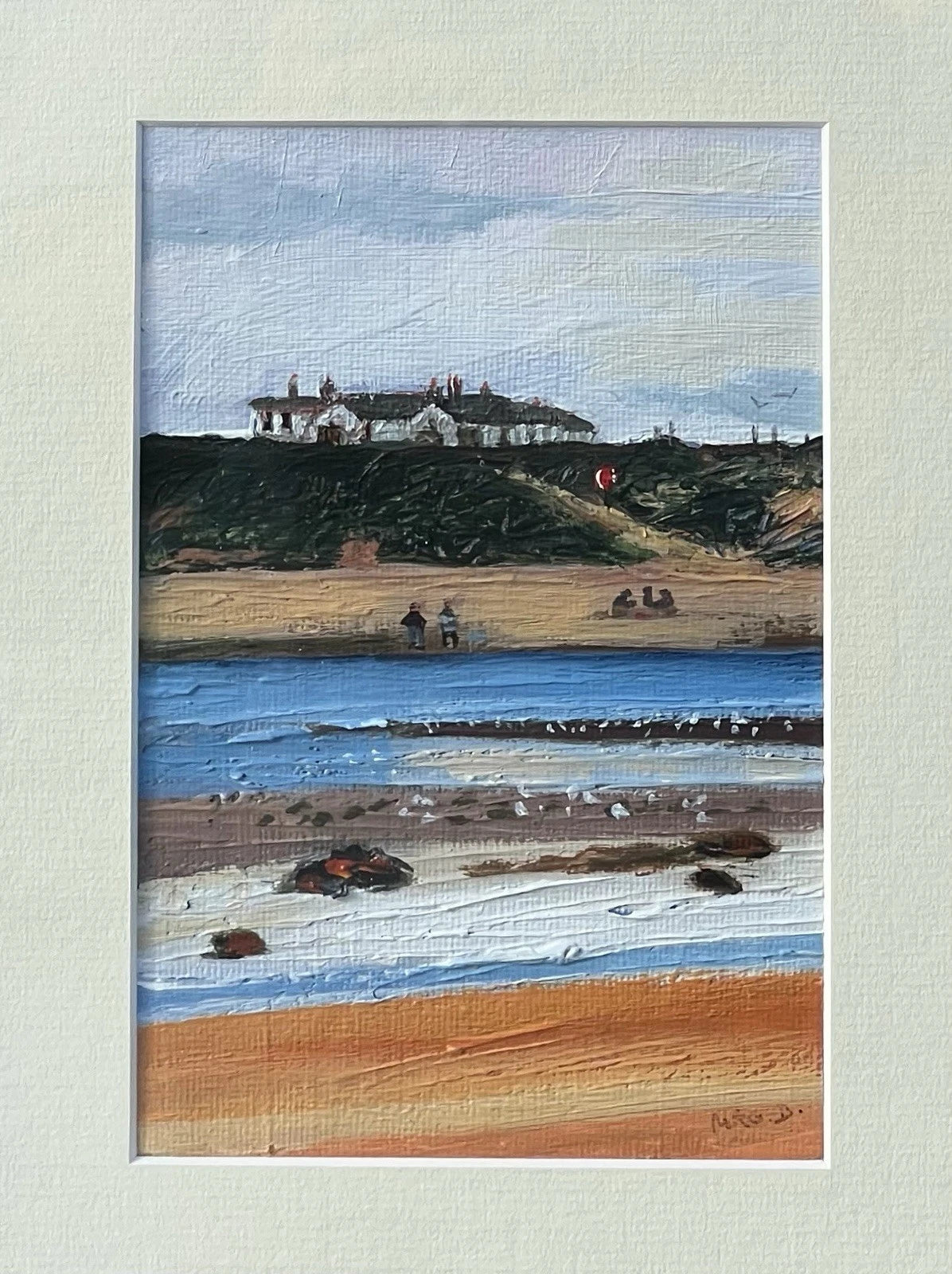 Royal Aberdeen Golf Club, Bridge of Don - Original Oil by Mag Donald (2006)