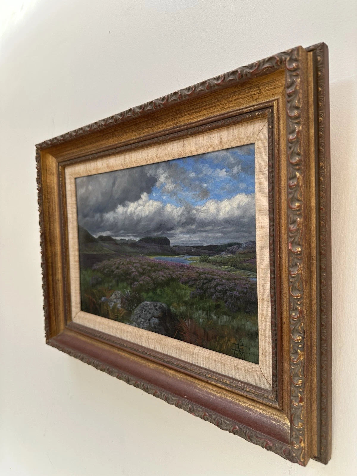 Edmund Caldwell - 1911 Original Oil on Board Scottish Highland Landscape