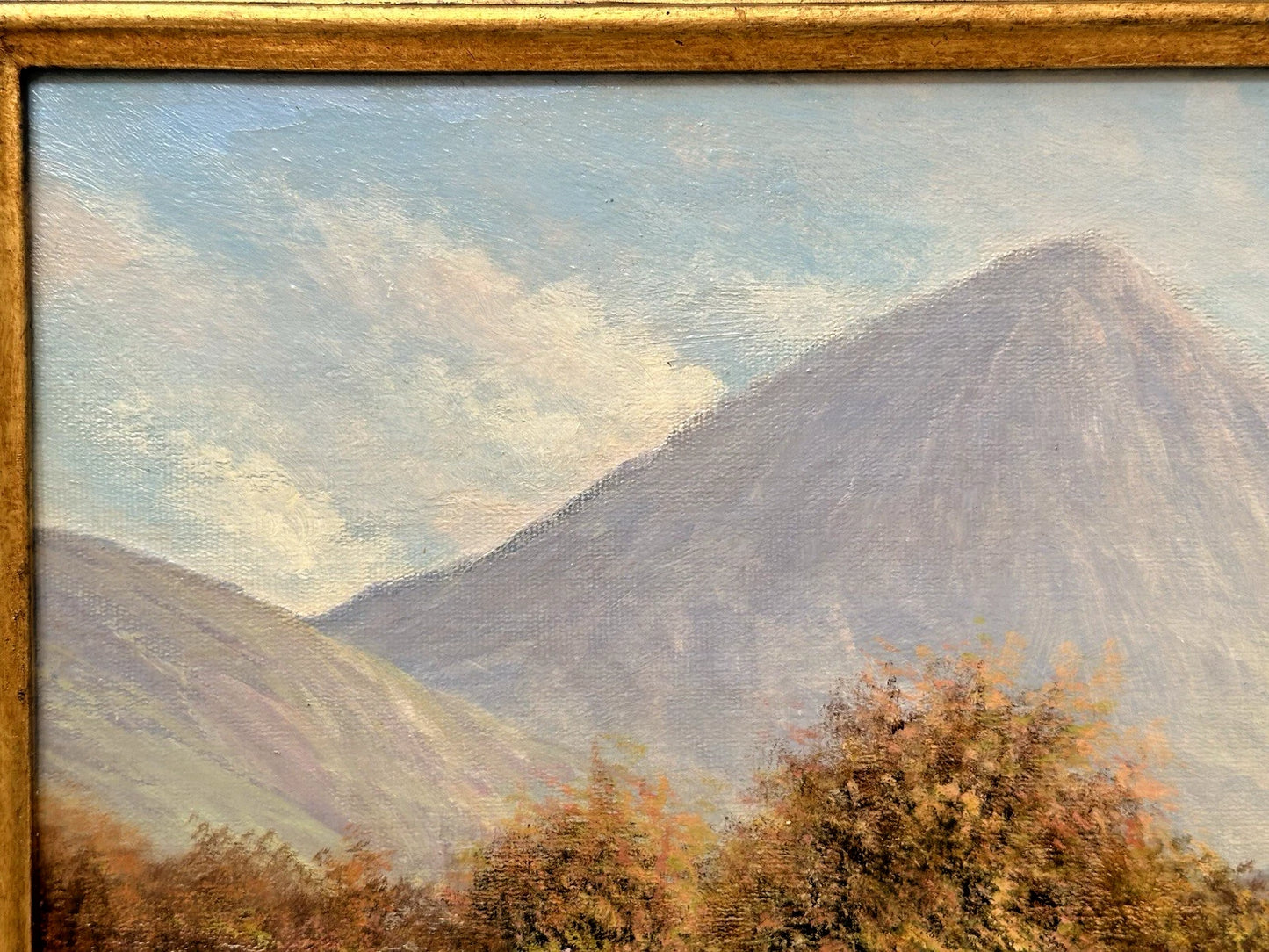 Jerry Marjoram - Irish Landscape Connemara Oil on Canvas 30x40cm Sheep Grazing