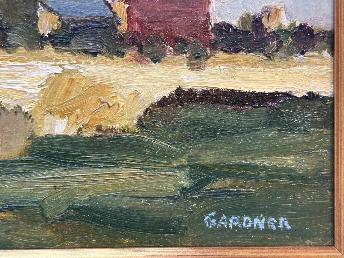 Keith Gardner RCA Framed Oil Painting Leasowe Lighthouse Wirral Signed Art