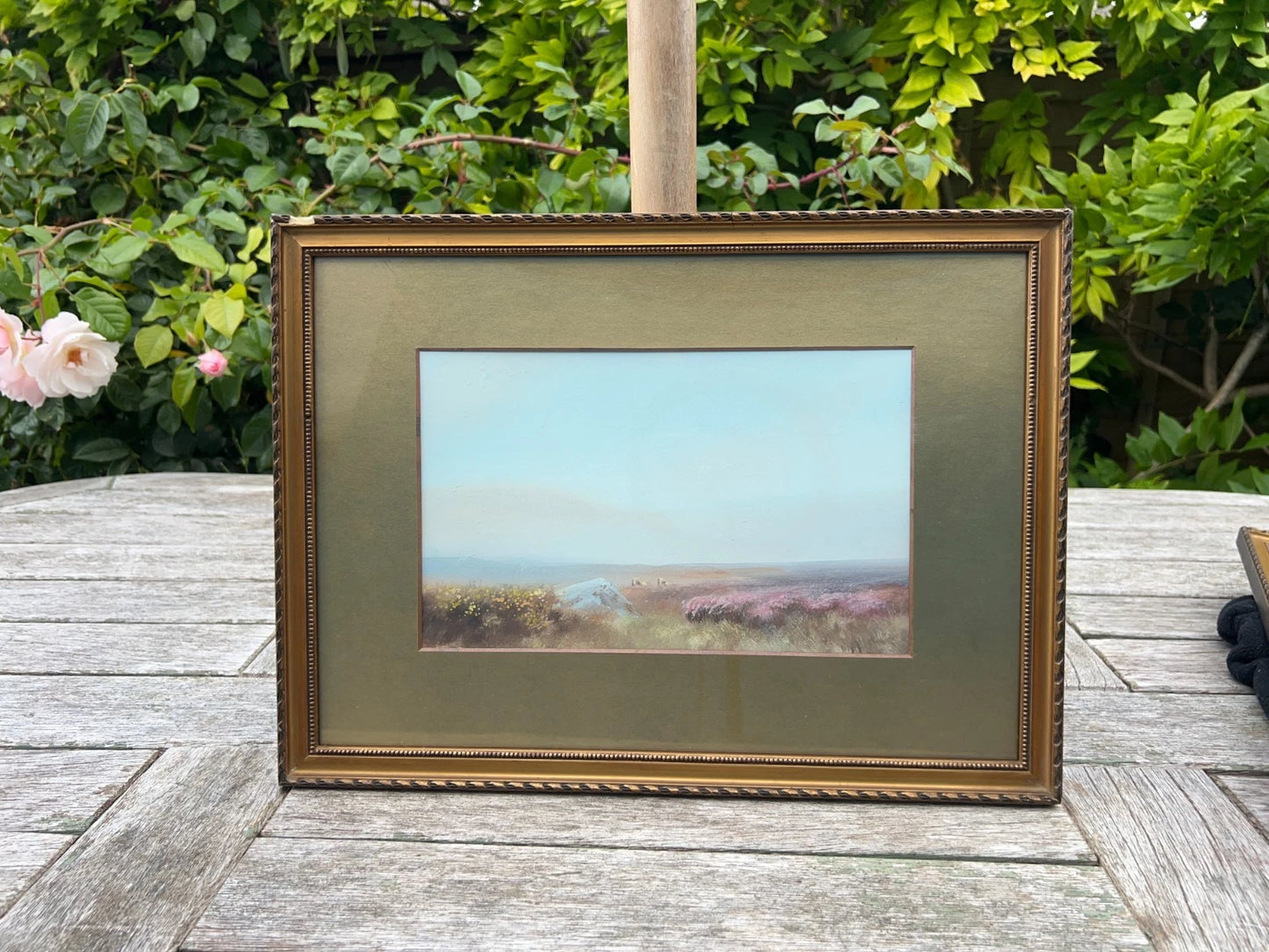 Pair of R. W. Holman Dartmoor Gouache Paintings - Yar Tor & Taw Marshes, 1924