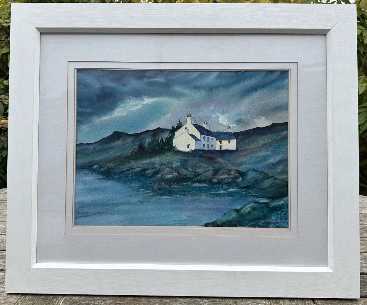 Jane Duckfield Watercolour and Gouache The Old Drovers Inn Mull Scotland 46x34cm