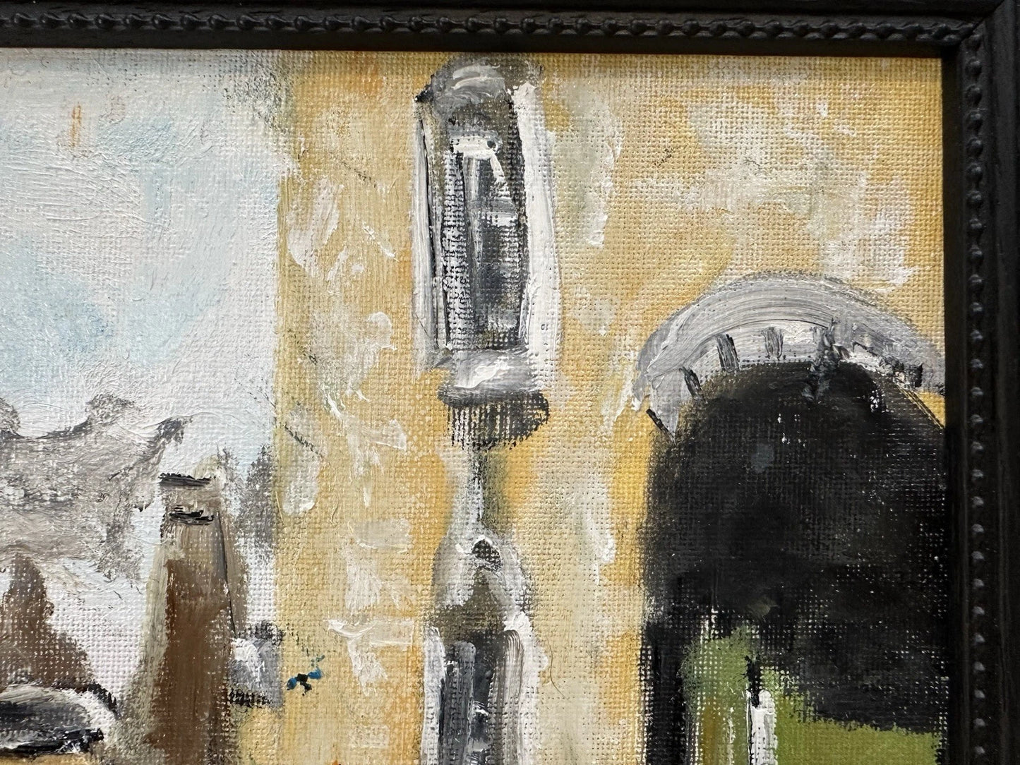 John Goodlad - Oil Painting The Old Lane Signed 2025 30x25cm Framed Northern Art
