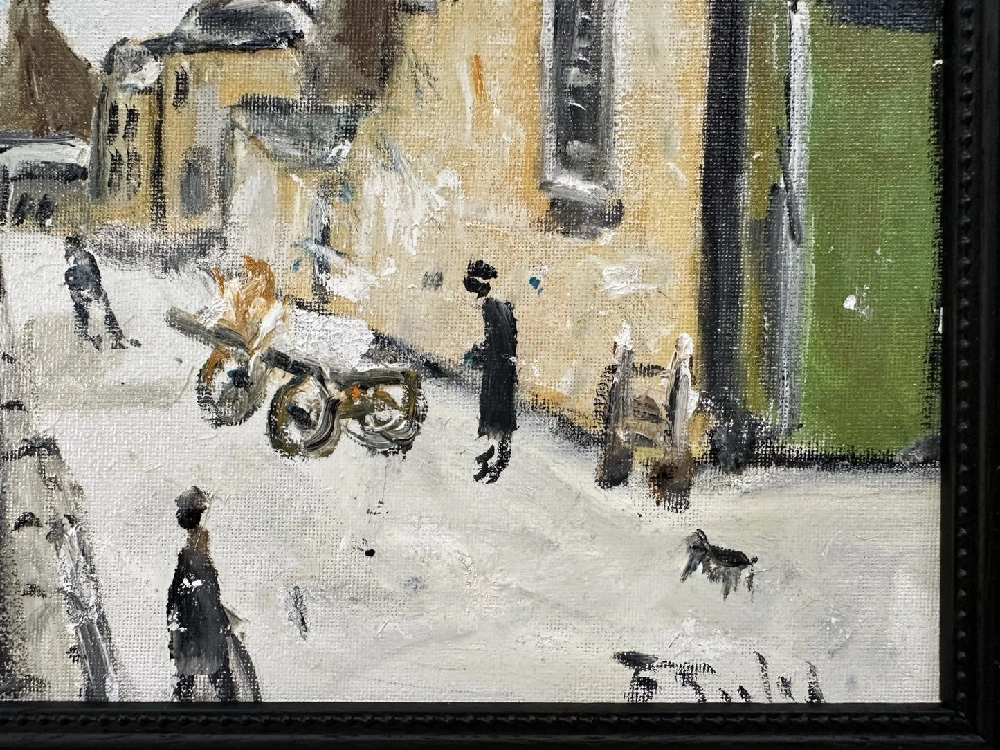 John Goodlad - Oil Painting The Old Lane Signed 2025 30x25cm Framed Northern Art