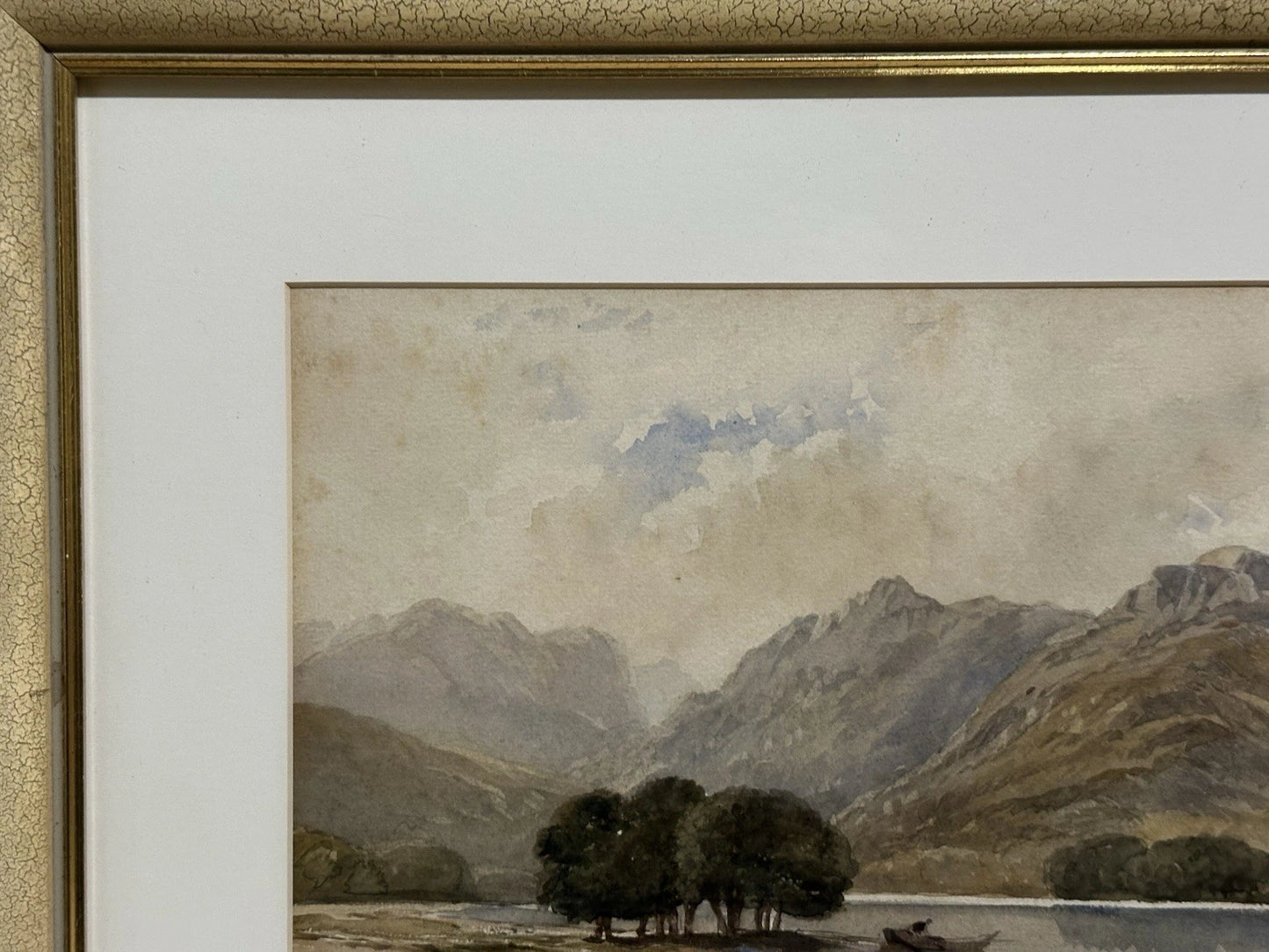 James Hervé d'Egville NWCS (c.1810–1880) Highland Landscape Watercolour 34x24cm