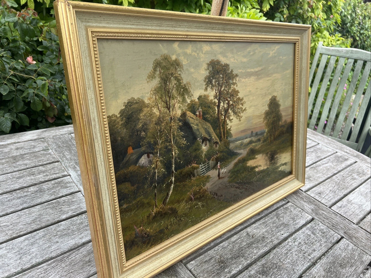 Walter Wallor Caffyn Original Oil Painting English Landscape Framed 61x41cm