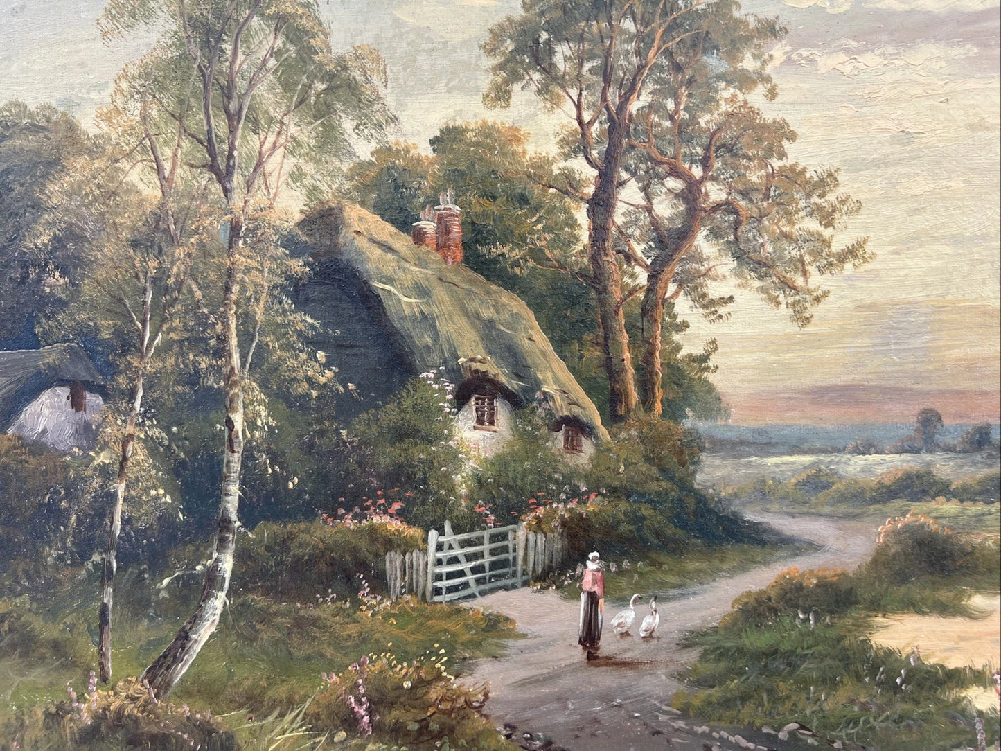 Walter Wallor Caffyn Original Oil Painting English Landscape Framed 61x41cm