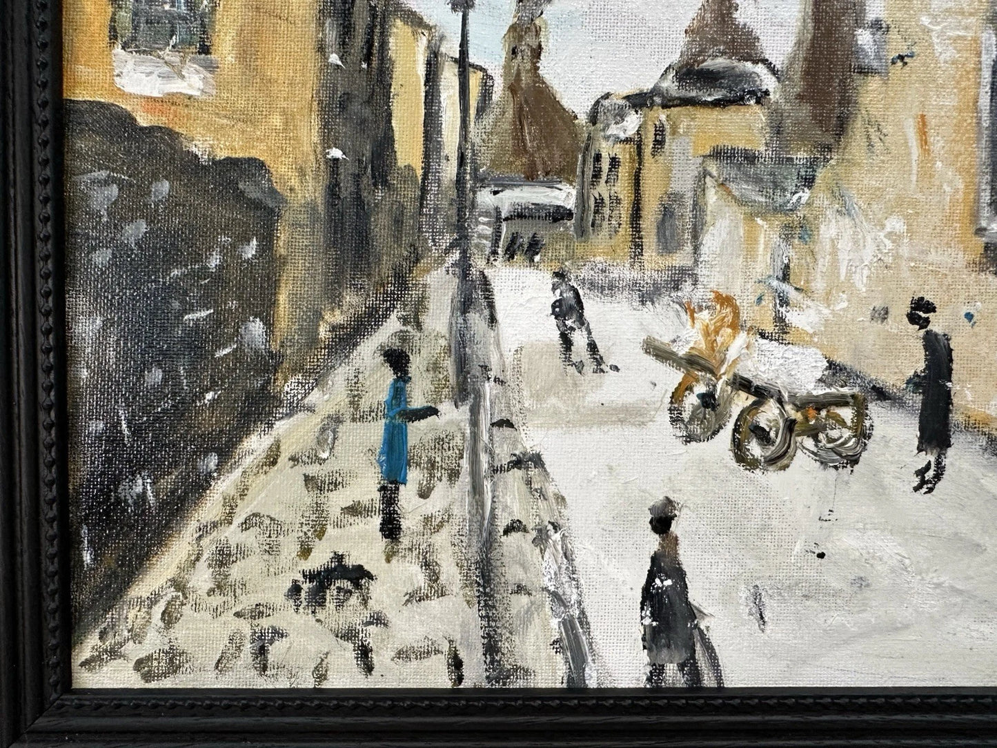 John Goodlad - Oil Painting The Old Lane Signed 2025 30x25cm Framed Northern Art